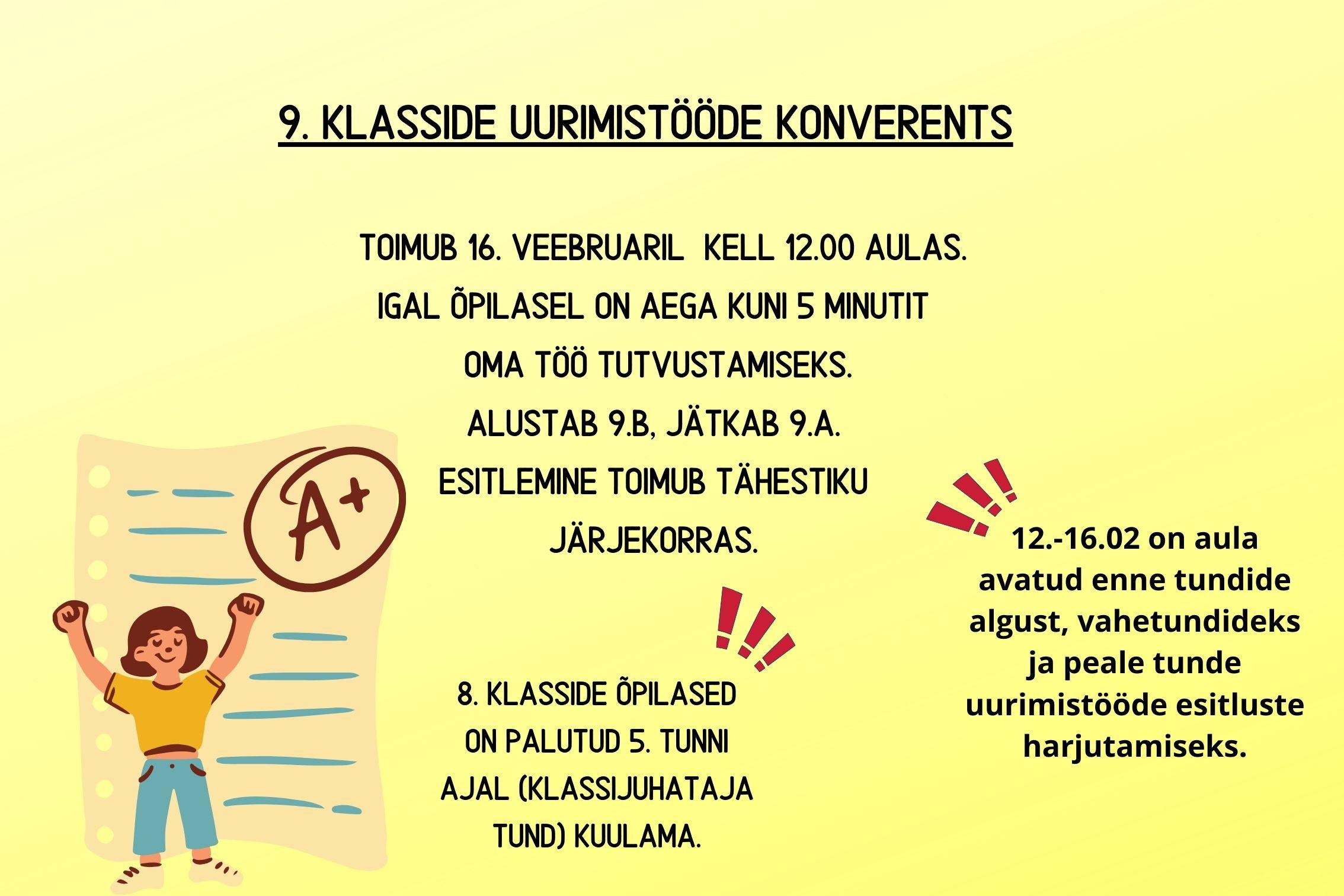 9 Kl Uurimist de Konverents Tori P hikool 9-kl-uurimist-de-konverents-tori-p-hikool